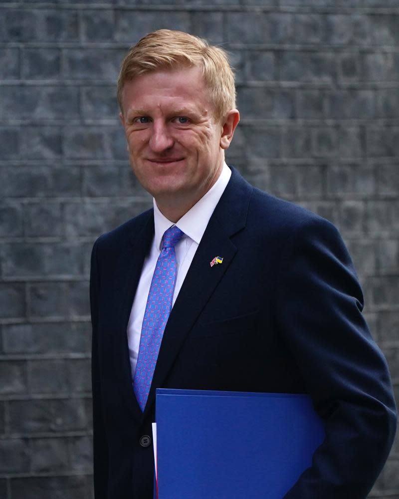 Oliver Dowden who has resigned as chairman of the Conservative Party