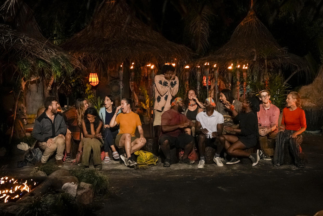 Cast members were shocked when one of them used a history-making shot-in-the-dark advantage to save himself from elimination.