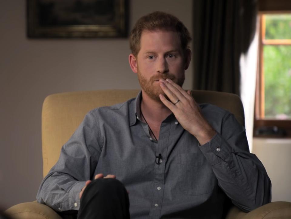 Prince Harry in 'The Me You Can’t See’ (Apple TV)
