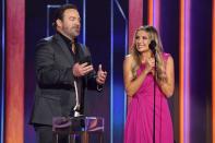 <p>Pearce and Lee Brice took home the award for single of the year for their song "I Hope You're Happy Now," which also won the trophy for <a href="https://people.com/country/acm-awards-2021-carly-pearce-lee-brice-react-to-music-event-win/" rel="nofollow noopener" target="_blank" data-ylk="slk:music event of the year;elm:context_link;itc:0;sec:content-canvas" class="link ">music event of the year</a> earlier this week. The singer appeared to be in delighted shock, jumping up and down before giving an exuberant acceptance speech. </p>