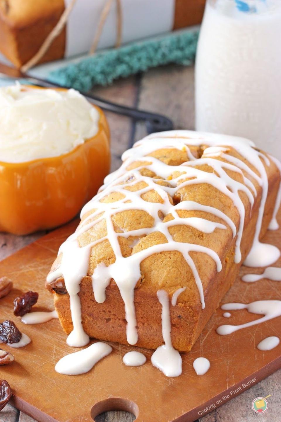 Pumpkin Cream Cheese Bread