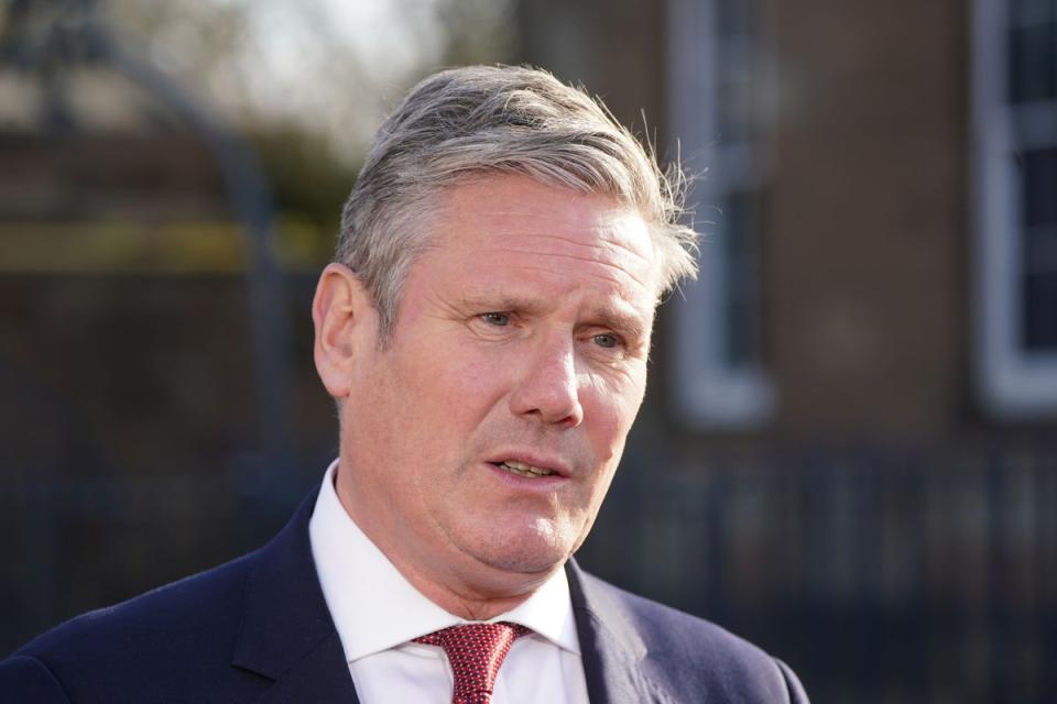 Labour leader Sir Keir Starmer has pledged to ramp up housebuilding in the UK by relaxing planning restrictions (PA Wire)