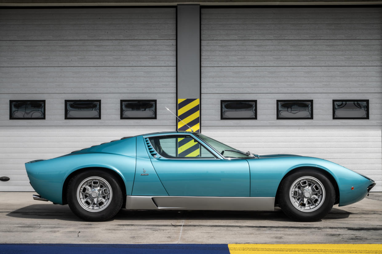 The Miura is arguably one of the prettiest cars of all time