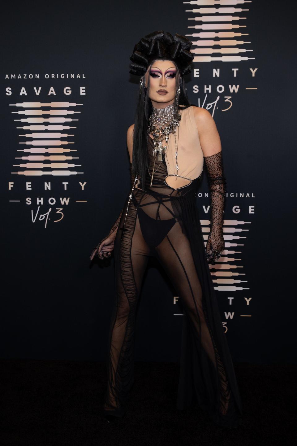 Gottmik attends the premiere of Savage x Fenty Vol 3.