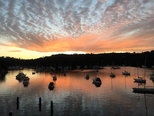 The jaw-dropping views from the harbour side mansion are a regular feature on Cassandra's social media. Photo: Instagram/cassthorburn