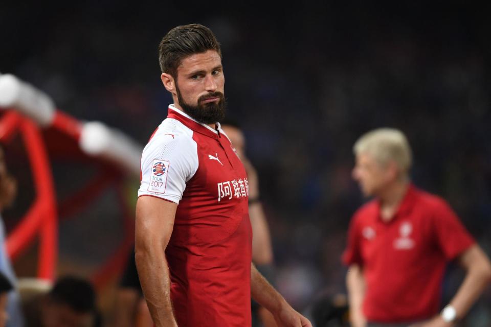 Arsenal stay: Giroud is expected to stay at Arsenal for the start of next season: Arsenal FC via Getty Images