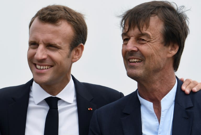 Critics said Nicolas Hulot was simply an environmentally friendly fig-leaf for Emmanuel Macron's government