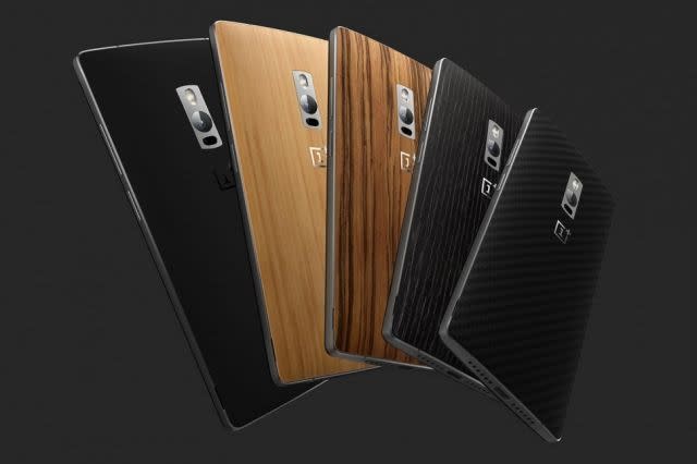 The OnePlus 2 rear view