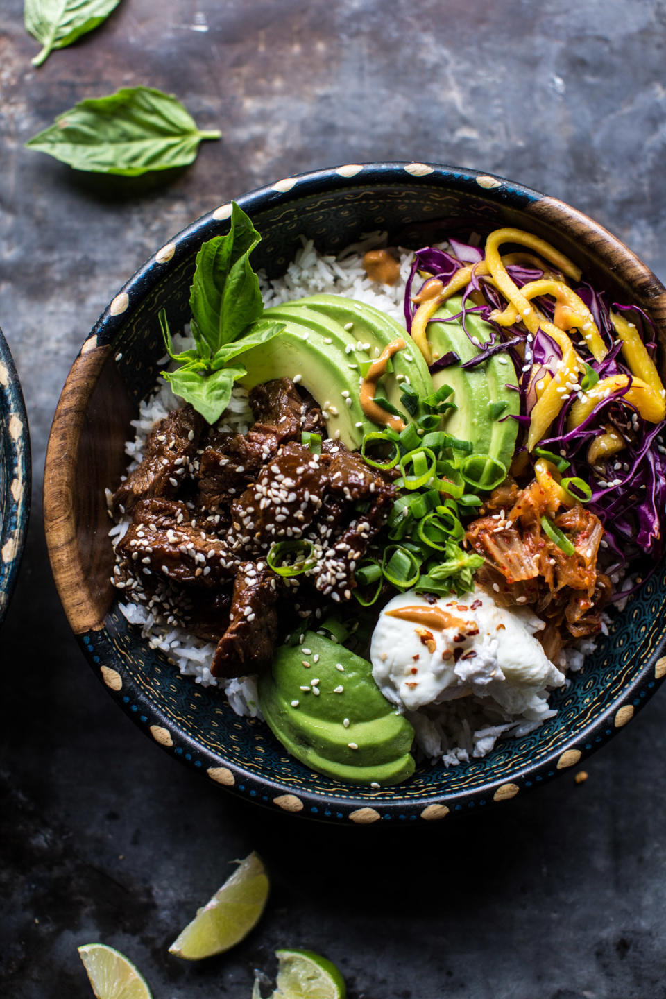 Korean BBQ steak bowl