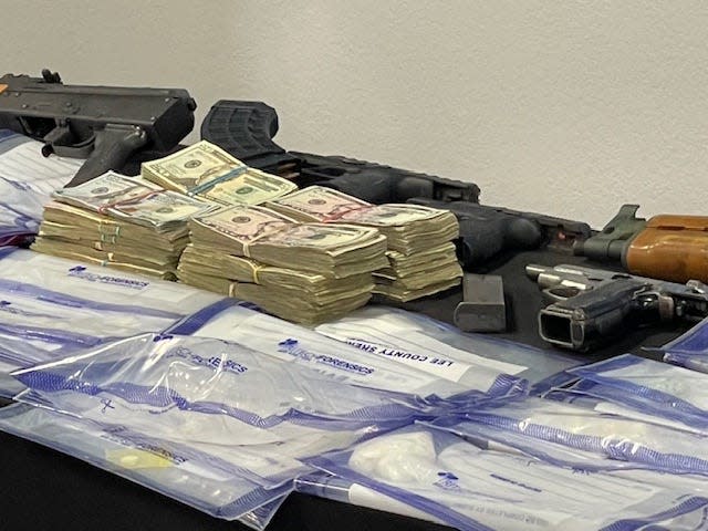 A Thursday, Jan. 25, 2024, drug bust in the 4900 block of Mars Street, in Fort Myers, concluded a months-long investigation by the Lee County Sheriff's Office, dubbed Operation Zero Chill.