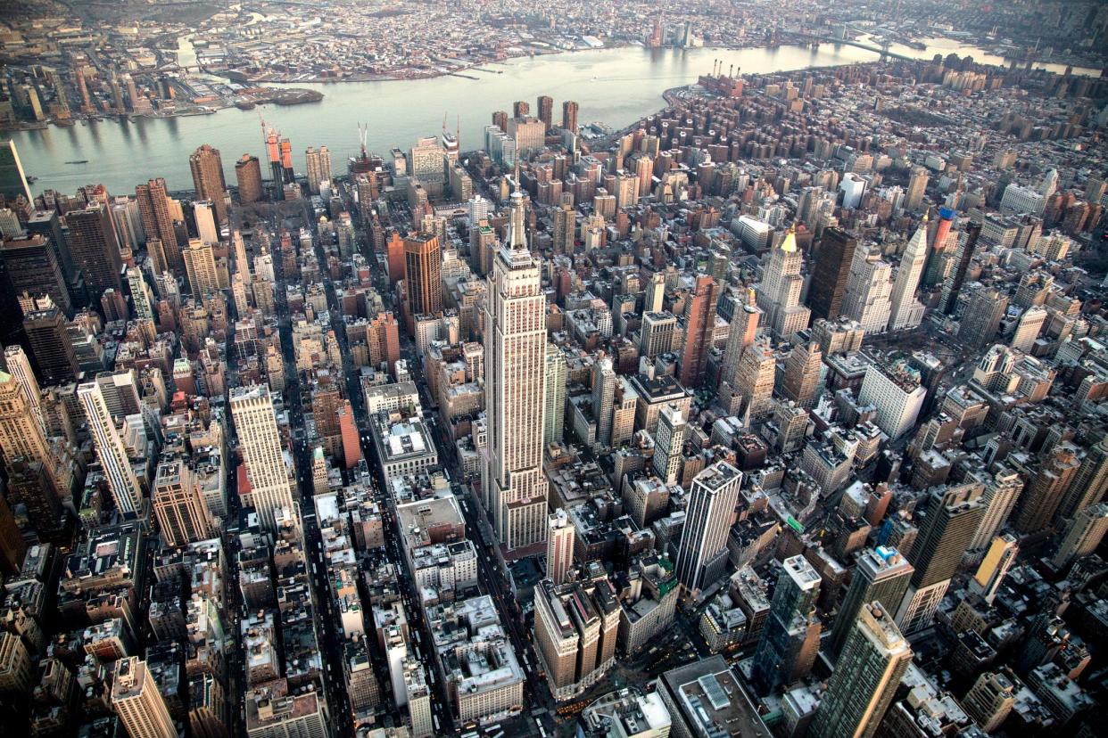 New York City aerial view