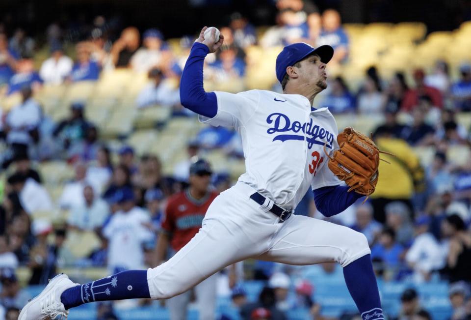 Dodgers pitcher Gavin Stone plays Arizona on July 3.