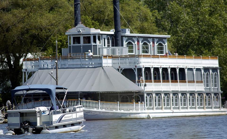 The Michigan Princess is one of two riverboats in the Lansing region that offers rides along the Grand River. It can accommodate up to 500 people.