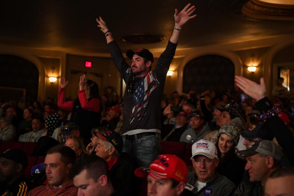 Former President Donald Trump … on Sunday, October 29, 2023 at Orpheum Theatre in Sioux City , Iowa .