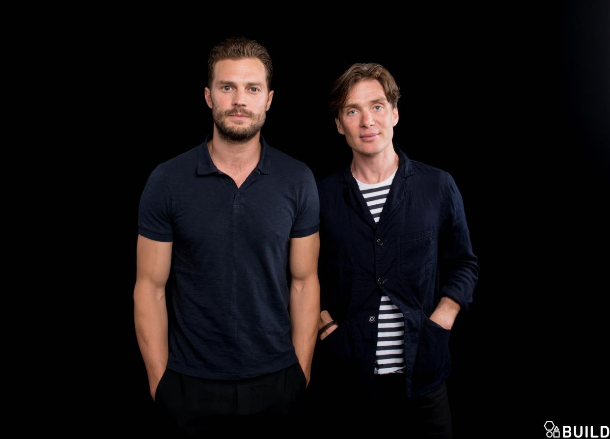 Cillian Murphy, Jamie Dornan and Sean Ellis visit AOL Hq for Build on August 5, 2016 in New York. Photos by Noam Galai