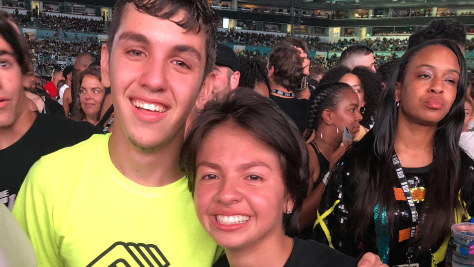 Jonathon Burgos and Emily Garay, from the Boys & Girls Clubs of Miami-Dade, were awarded $100K scholarships. (Photo: Courtesy BeyGood and the Shawn Carter Foundation)