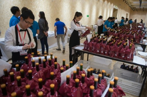 More than 300 experts from around the world gathered at a luxury hotel in Beijing last weekend to taste 9,000 wines from some 50 countries