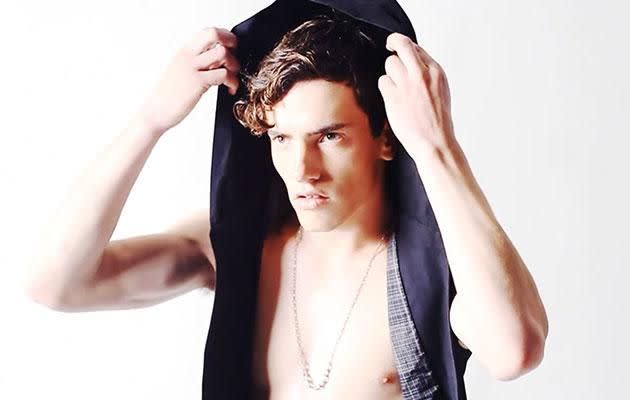 Josh bares all in this hooded number. Source: Channel Seven