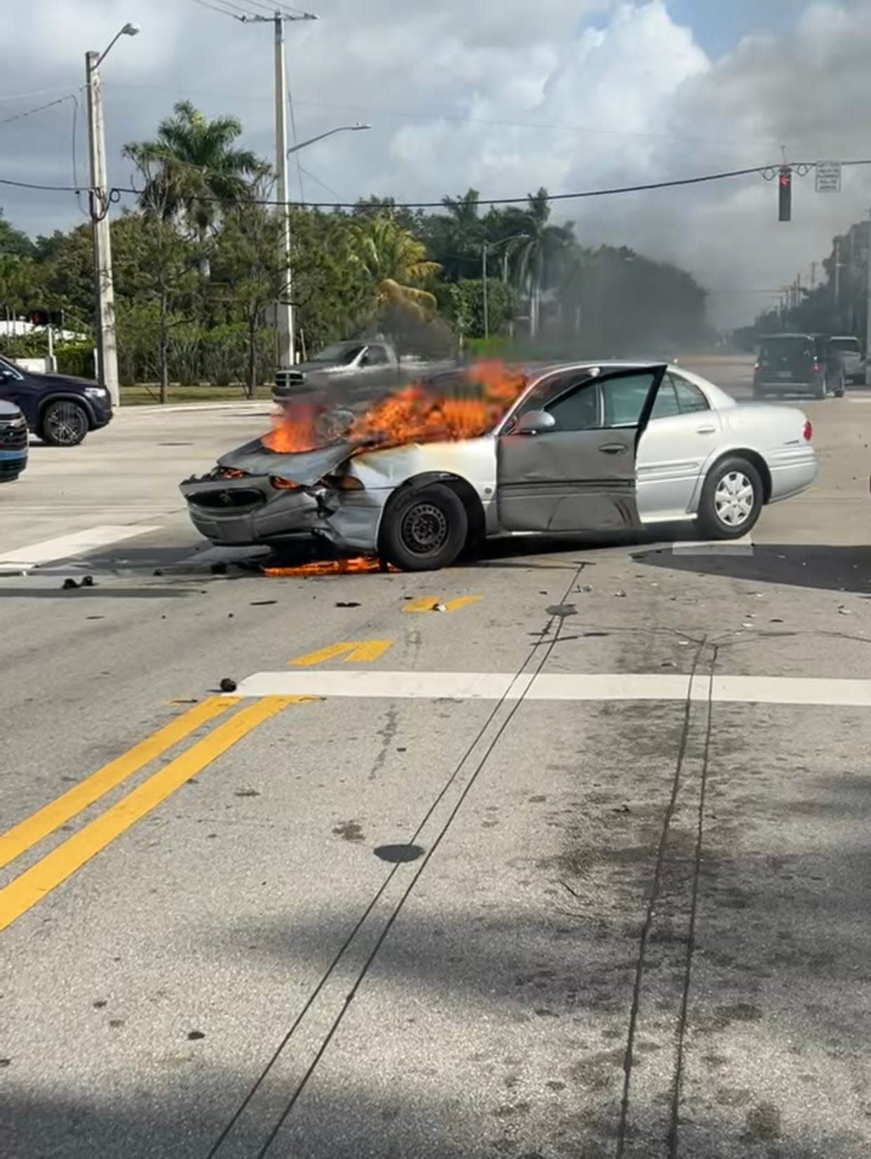 Leo Zupo pulled a woman from her burning car in early April after a wreck unfolded near the intersection of Gateway Boulevard and Lawrence Road in Boynton Beach.
