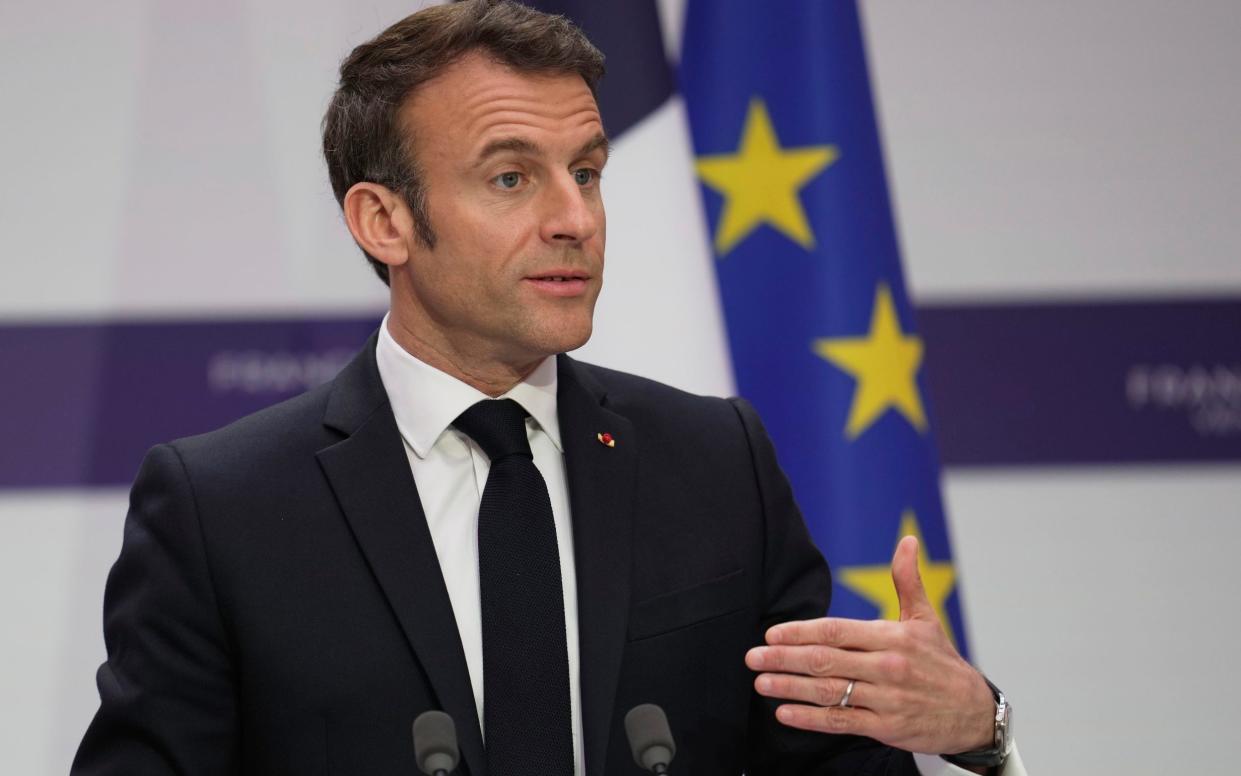 Emmanuel Macron had insisted that any returns deal would have to be made at EU level, rather than between Paris and London - Kin Cheung/PA