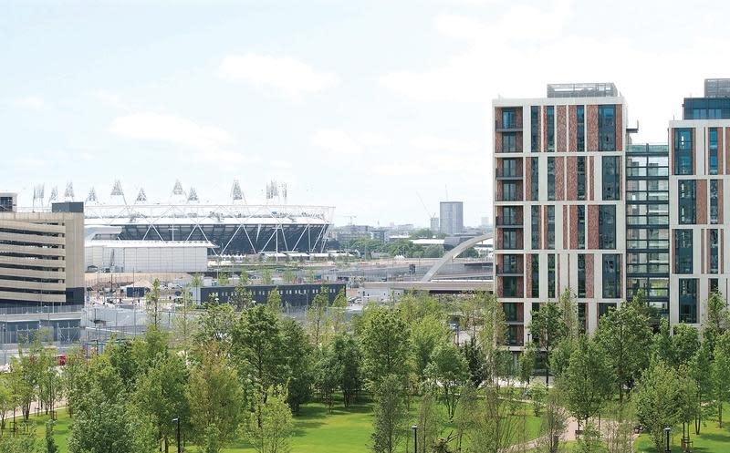 Home to athletes during the London 2012 Games, the East Village E20 counts the Olympic park among its views. <br> Open to residents from summer 2013, half of the development will be designated affordable homes. <a href="http://www.eastvillagelondon.co.uk" rel="nofollow noopener" target="_blank" data-ylk="slk:www.eastvillagelondon.co.uk;elm:context_link;itc:0;sec:content-canvas" class="link ">www.eastvillagelondon.co.uk</a>