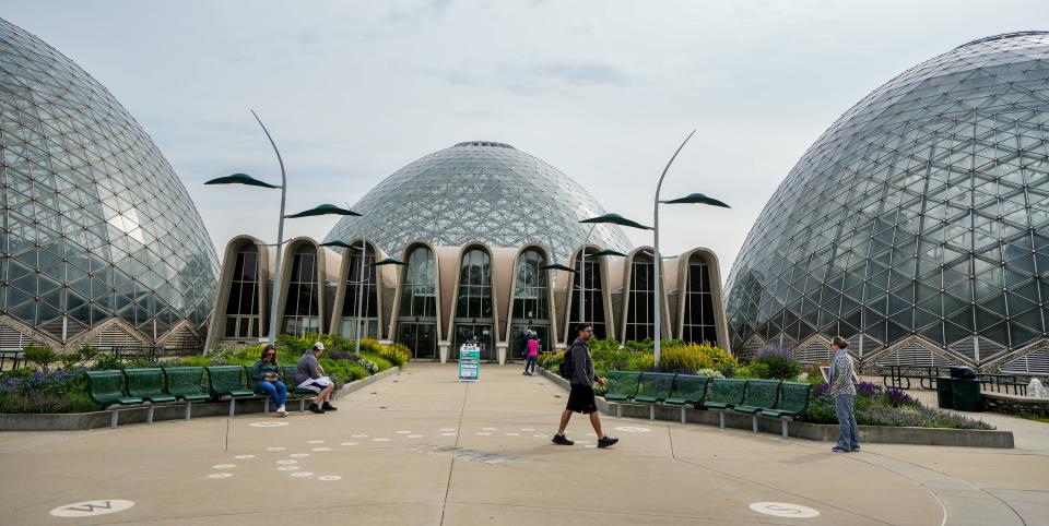 The Mitchell Park Domes .