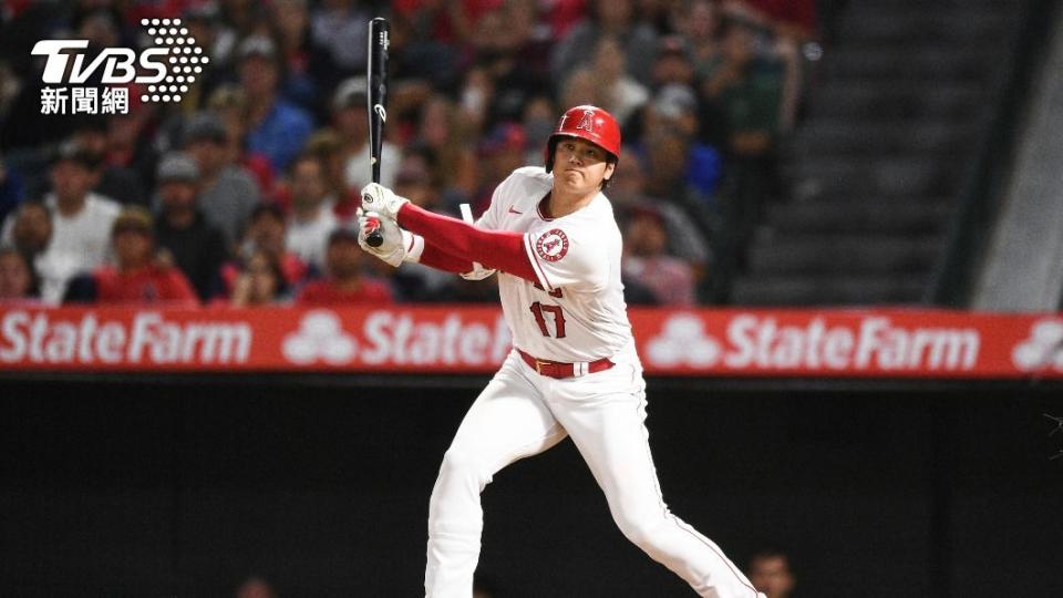 投打雙修的大谷翔平目前因MLB賽季結束，暫時返回日本。（圖／達志影像美聯社）