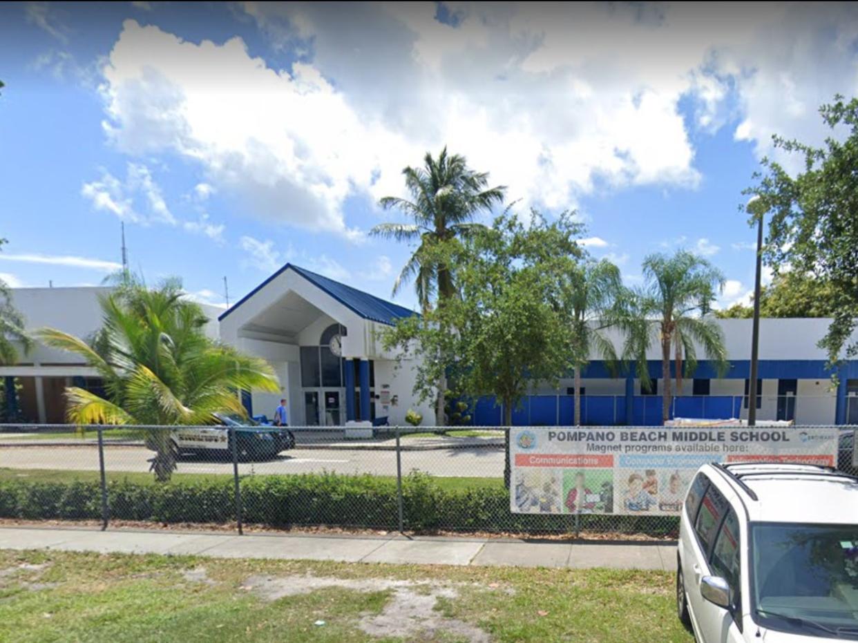 <p>Pompano Beach Middle School in Florida</p> ((Google Maps))