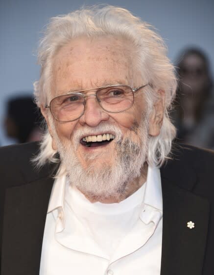 Ronnie Hawkins attends the premiere for "Once Were Brothers: Robbie Robertson and The Band" on day one of the Toronto International Film Festival at the Roy Thomson Hall on Thursday, Sept. 5, 2019, in Toronto. (Photo by Evan Agostini/Invision/AP)