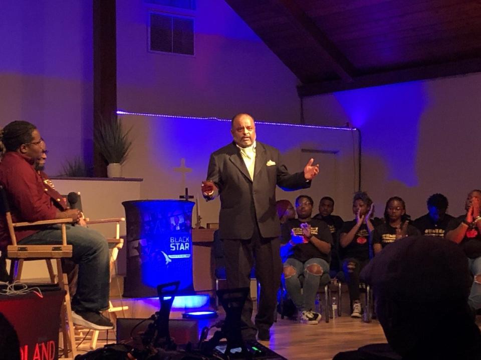 Talk-show host Roland Martin, shown hosting a town hall in Daytona Beach in 2023, will speak in Knoxville during the Dr. Martin Luther King Jr. Commemorative Commission's 2024 observance.