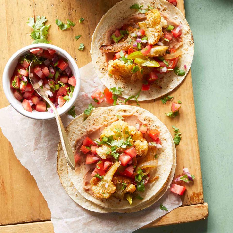 Cauliflower Fajita Skillet