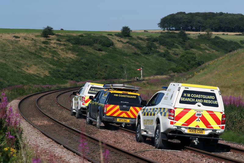 Passenger train derails near Stonehaven in Scotland