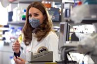 <p>Kate Middleton is seen during a surprise visit to the Institute of Reproductive and Development Biology at Imperial College on Wednesday in London.</p>