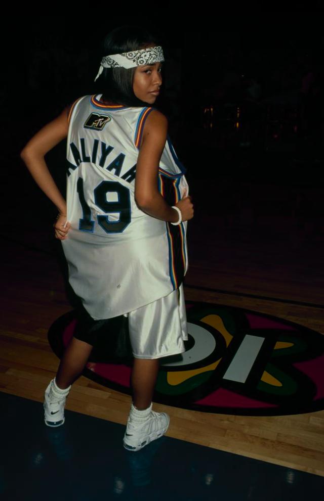 Headgear MTV Rock N Jock Aaliyah Basketball Jersey (White