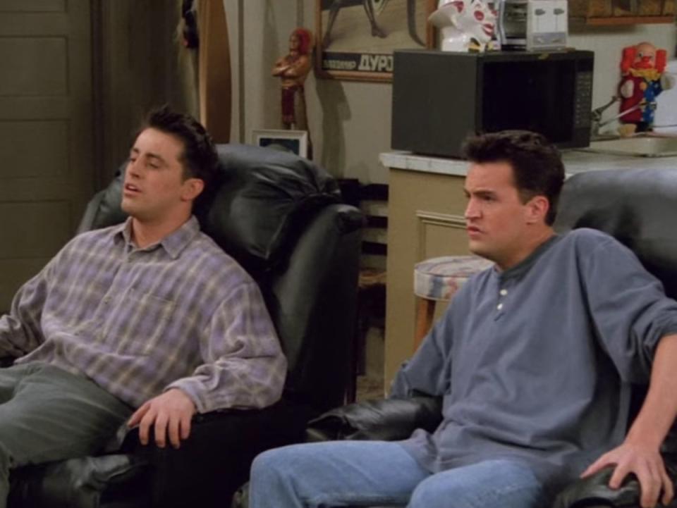 Matt LeBlanc and Matthew Perry were fan favourites on ‘Friends’ (Netflix)