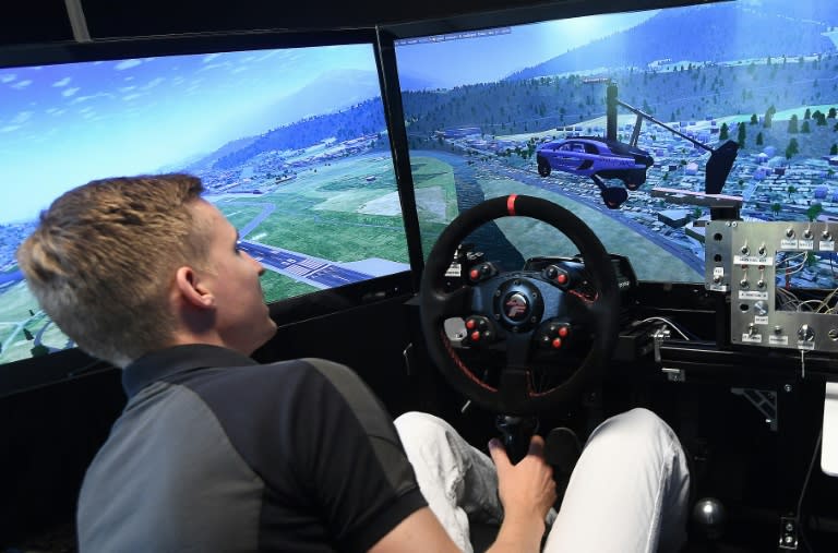 This flight simulator from Dutch firm PAL-V offers a taste of what this kind of flying might be like, but developers also have to factor in the safety implications of this new kind of traffic