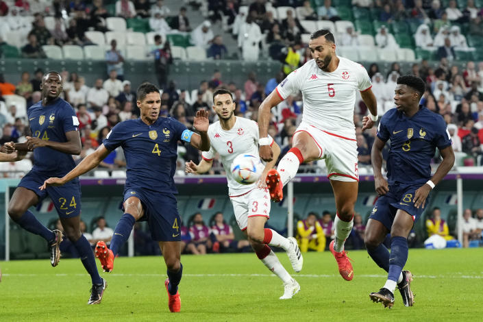 De esta forma remató Nader Ghandri para mandar el balón a las redes (Foto de:  Jose Breton/Pics Action/NurPhoto via Getty Images)