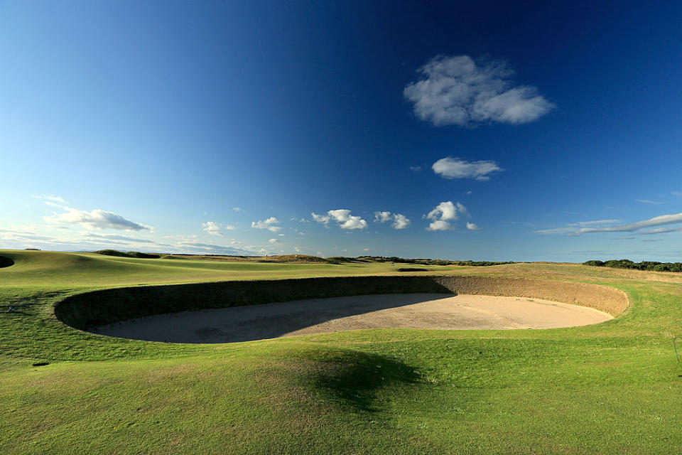 Shell Bunker pictured on the 7th hole at St Andrews