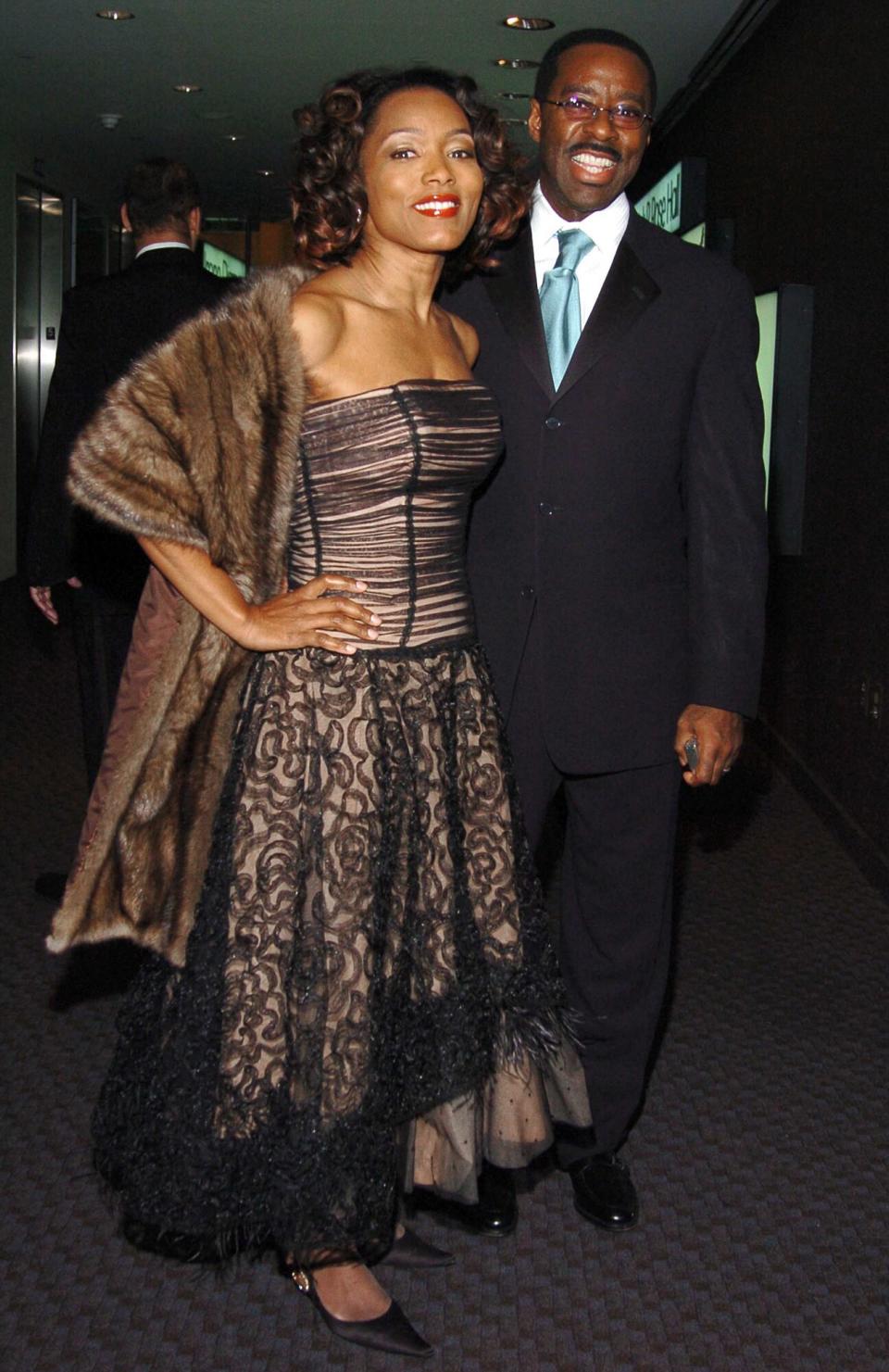 Angela Bassett and Courtney B. Vance attend Jazz at Lincoln Center Celebrates 25 Years of Wynton Marsalis with the 14th Annual Fall Gala at Frederick P. Rose Hall on November 14, 2005 in New York City