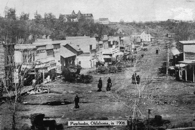 <p>Oklahoma Historical Society/Getty </p> Pawhuska, Okla.