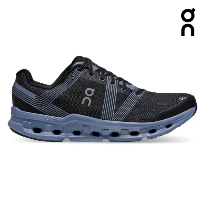 On Men Cloudgo Wide Running Shoes - Black / Shale. (PHOTO: Lazada)