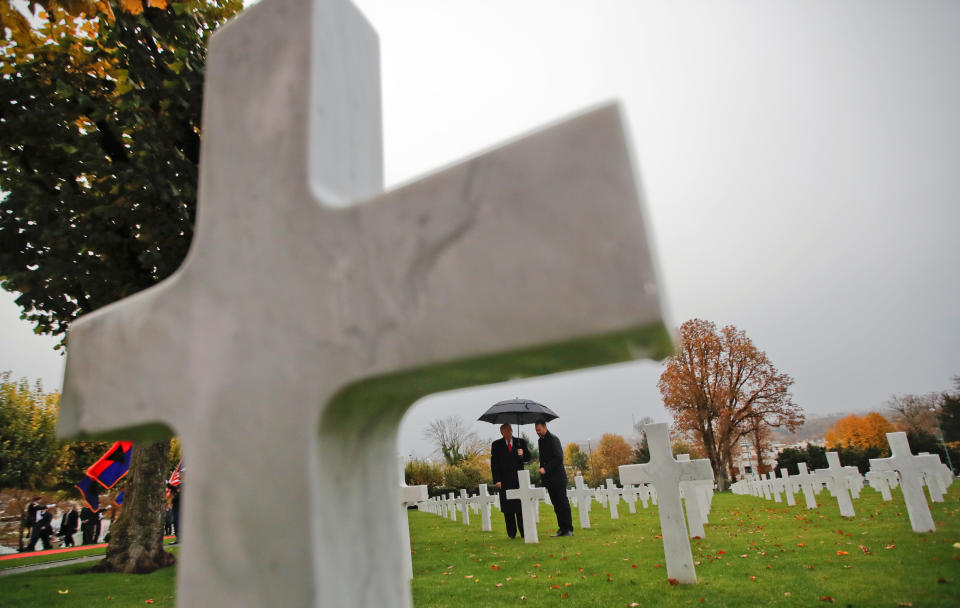 President Trump visits France for World War I Centennial