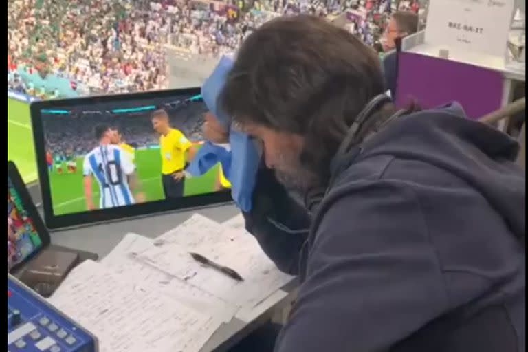 Lele Adani, emocionado tras el gol de Messi y el triunfo argentino