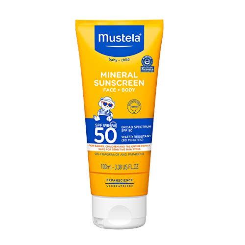 4) Baby Mineral Sunscreen