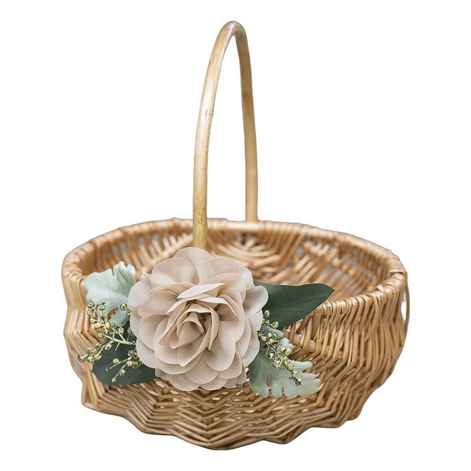 6) Willow Flower Girl Basket