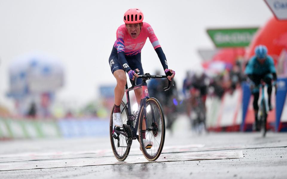 Hugh Carthy continues to rise up the ranks at the Vuelta a Espana - GETTY IMAGES