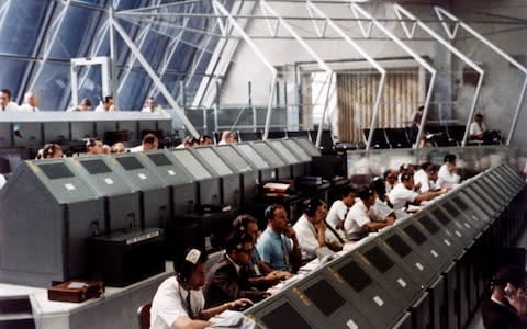 Primed and ready at the Launch Control Center, Nasa Kennedy Space Center - Credit: GETTY IMAGES