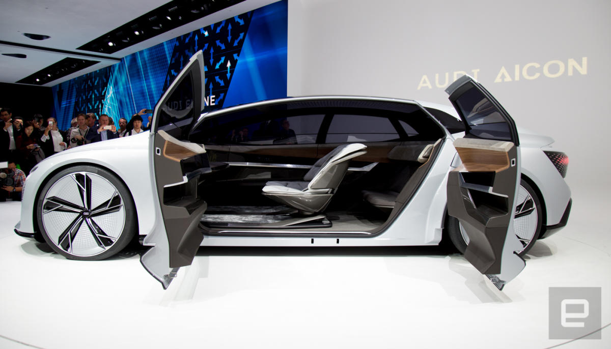 Audi's Aicon concept car is all about autonomous luxury