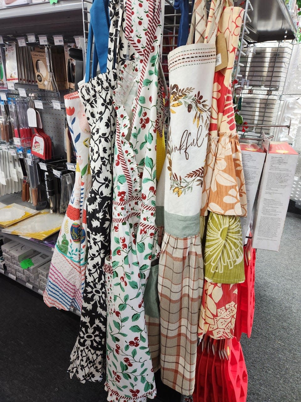 Aprons are among the gift options at Baker's Pantry and Supply.