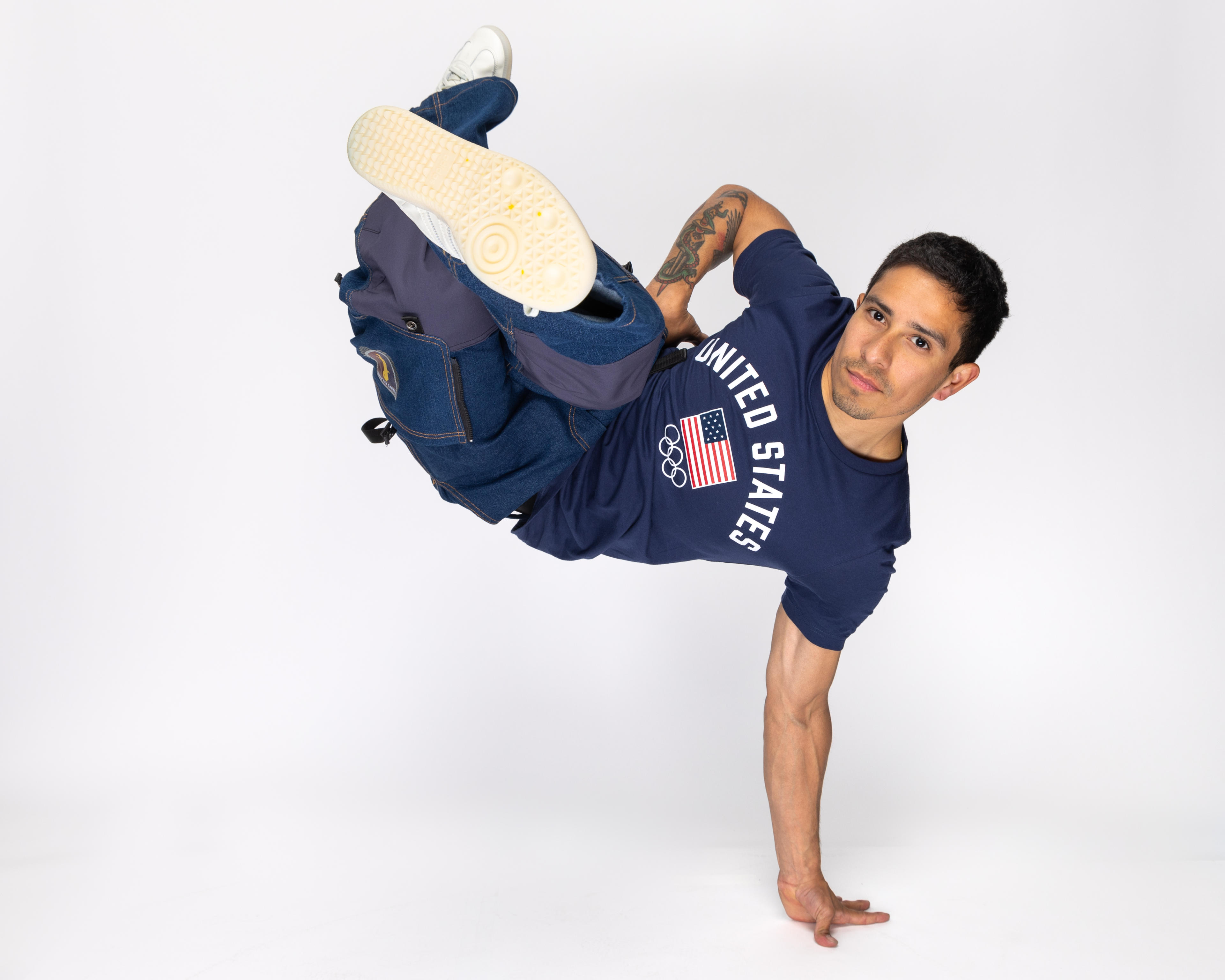 NEW YORK, NY - APRIL 16: Breakout athlete Victor Montalvo poses for a portrait during the 2024 Team USA Media Summit held at the Marriott Marquis Hotel on April 16, 2024 in New York City.  (Photo by Mike Coppola/Getty Images)